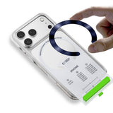 Tech-Protect MagSafe Compatible Magnetic Ring with Installation Frame - 2 pcs - Silver / Blue