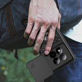 Xiaomi Redmi Note 15 Pro Tech-Protect Camshield Case with Magnetic Ring & Stand Function - Black