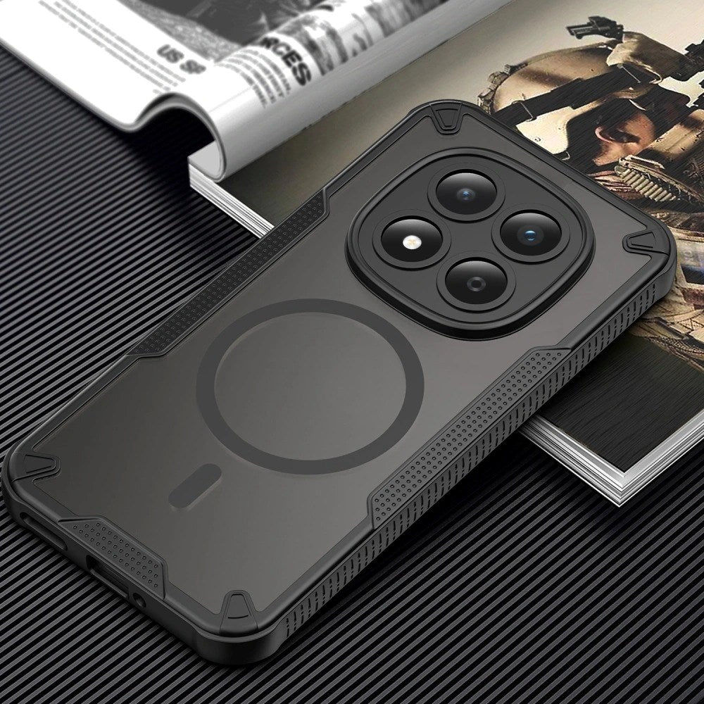 Xiaomi Redmi Note 15 Pro Tech-Protect Rugged Shield Case - MagSafe Compatible - Matte Black