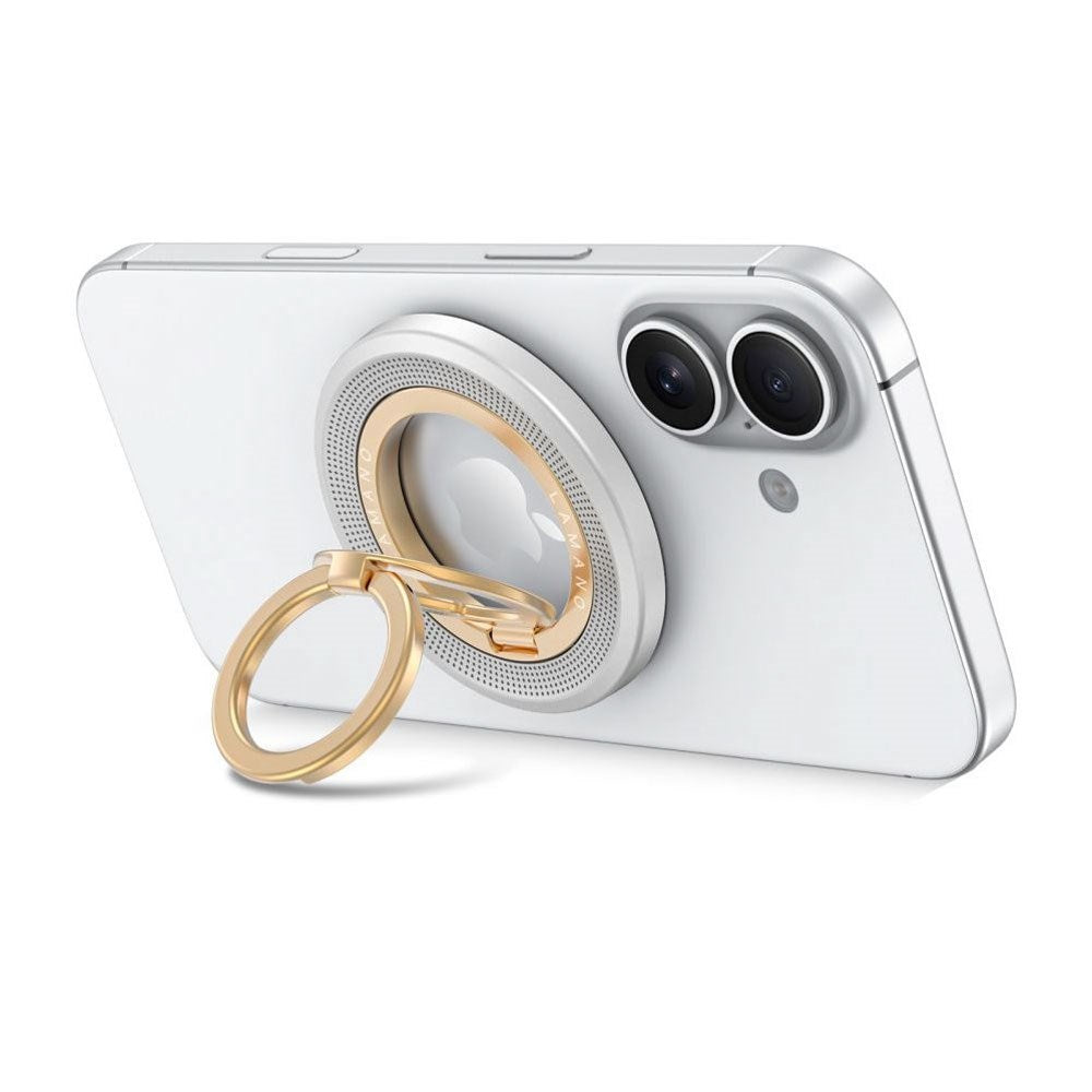 Tech-Protect Lamano Magnetic Phone Ring - MagSafe Compatible - Silver / Gold