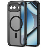 Google Pixel 10a Tech-Protect MagMat Hybrid Case - MagSafe Compatible - Black