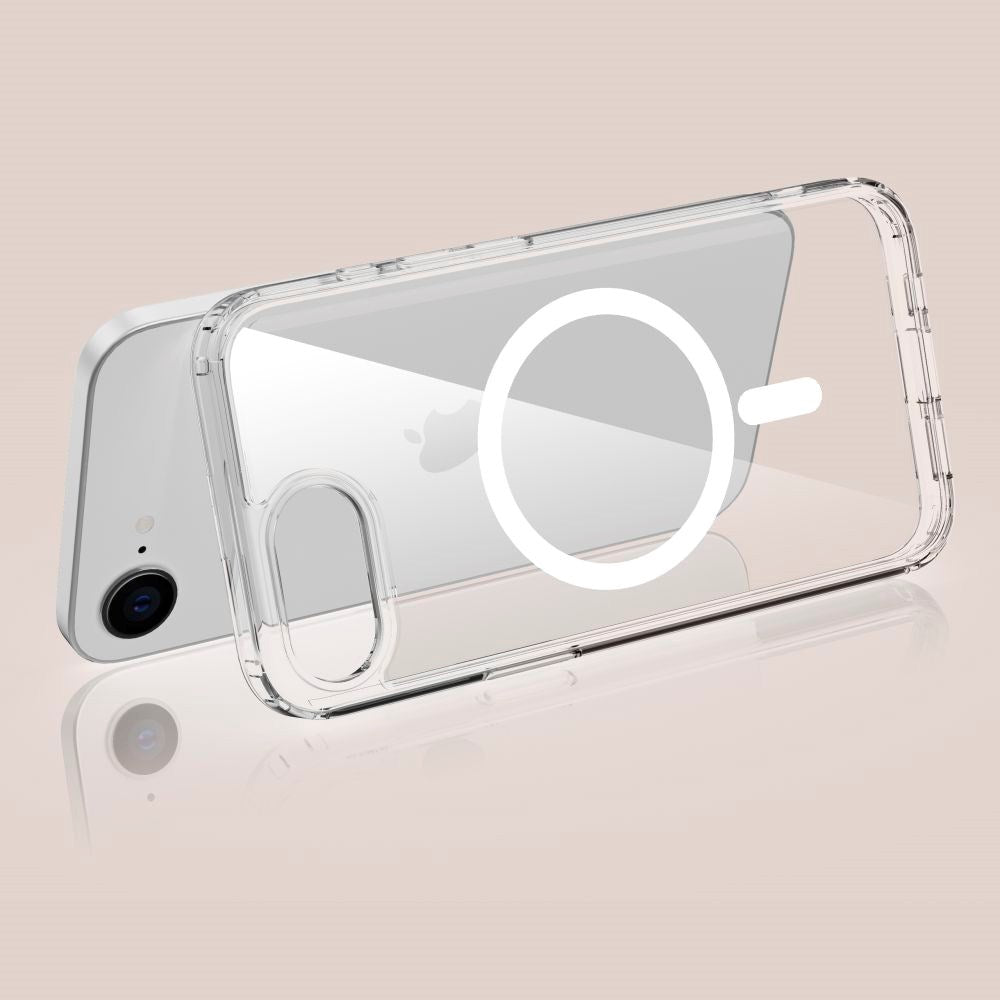 iPhone 16e Tech-Protect Flexair Hybrid Case - MagSafe Compatible - Transparent