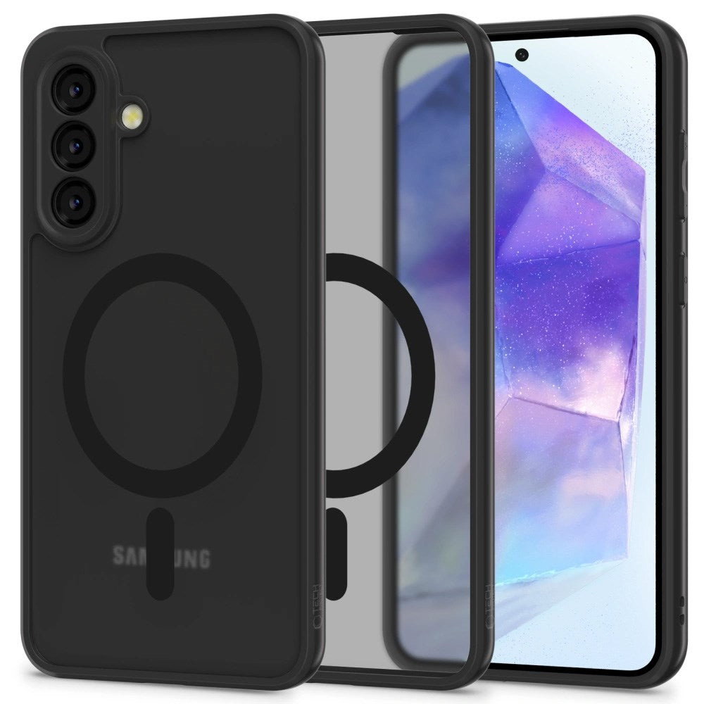 Samsung Galaxy A56 (5G) Tech-Protect Magmat Case - MagSafe Compatible - Matte Black