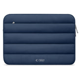 Tech-Protect Fluffy MacBook / Laptop 15-16" (27 x 38cm) Sleeve with Extra Zipper Pocket - Dark Blue