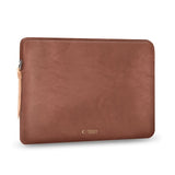 Tech-Protect MacBook / Laptop 15-16" Faux Leather Sleeve with Lined Inside - Brown