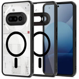 Nothing Phone (3a) Tech-Protect Magmat Case - MagSafe Compatible - Transparent / Black