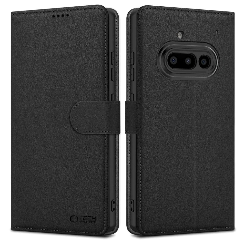 Nothing Phone (3a) Tech-Protect Flip Case with Wallet - Black