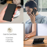 Nothing Phone (3a) Pro Tech-Protect Flip Case with Wallet - Black
