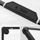 MacBook Air 13" M2 / M3 / M4 (2022 - 2025) Tech-Protect SmartShell Pro Case - Black / Transparent