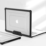MacBook Air 15" M2 / M3 / M4 (2023 - 2025) Tech-Protect SmartShell Pro Case - Black / Transparent