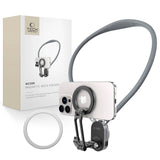 Tech-Protect Magnetic Neck Holder for Mobile / GoPro Camera / DJI Camera - MagSafe Compatible - Grey