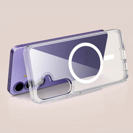 Samsung Galaxy S25 Edge Tech-Protect Flexair Hybrid Case - MagSafe Compatible - Transparent