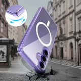 Samsung Galaxy S25 Edge Tech-Protect Flexair Hybrid Case - MagSafe Compatible - Transparent