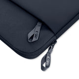 Tech-Protect MacBook / Laptop 13-14" Sleeve with Lined Inside & Pocket - Dark Blue