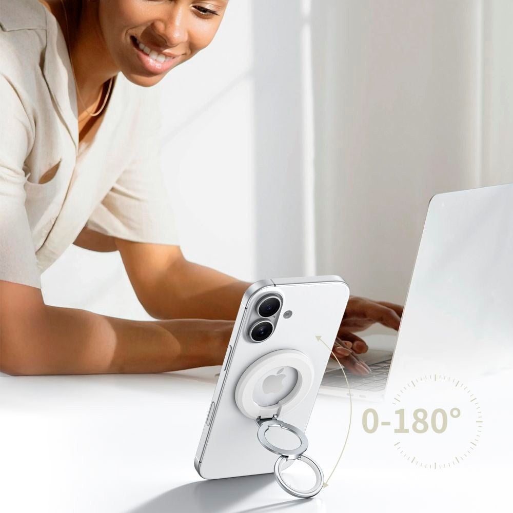 Tech-Protect Magnetic Ring Holder for Mobile - MagSafe Compatible - White