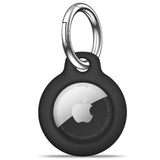 Apple AirTag 1st & 2nd Gen. Tech-Protect Rough Plastic Case with Carabiner - 4 pcs - Black
