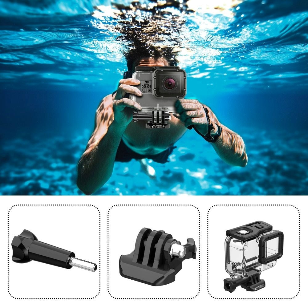 Tech-Protect GA200 Water Proof Case GoPro Hero 5 / 6 / 7 - Transparent