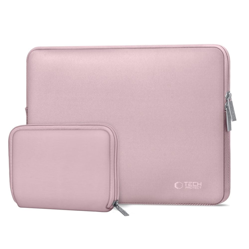 Tech-Protect Neoslim MacBook/Laptop 15-16" Sleeve with Small Bag - Pink