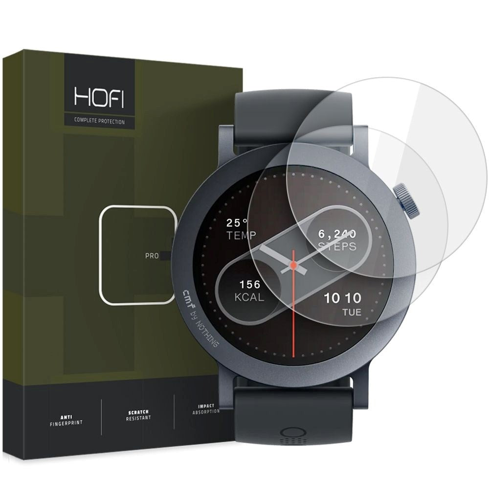 Nothing CMF Watch Pro 2 HOFI Glass Pro+ Screen Protector - 2 Pcs. - Transparent