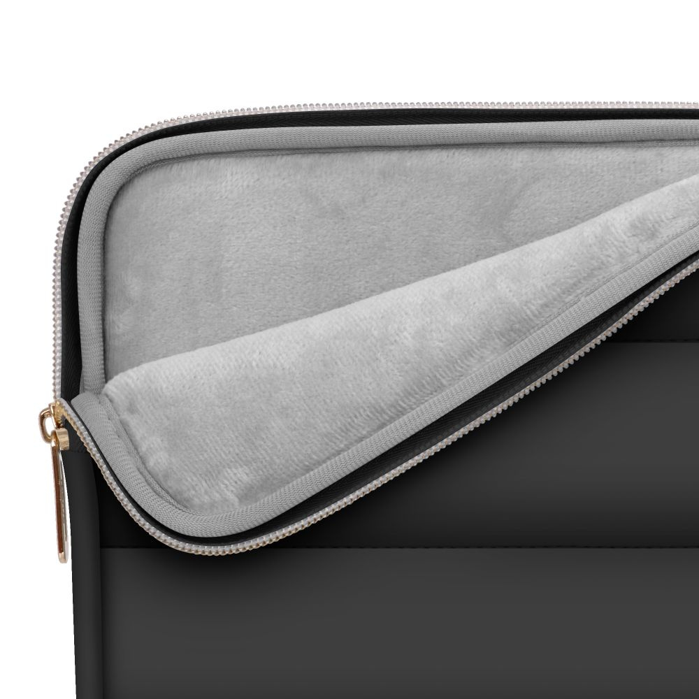 Tech-Protect Puffy MacBook / Laptop 15-16" Sleeve with Small Bag - Black