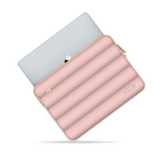 Tech-Protect Puffy MacBook / Laptop 13-14" Sleeve with Small Bag - Pink