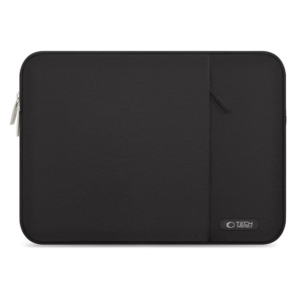 Tech-Protect Sleevy MacBook/Laptop 13-14" Sleeve with Pocket - Black