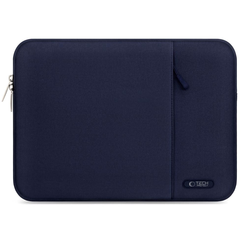 Tech-Protect Sleevy MacBook/Laptop 13-14" Sleeve with Pocket - Blue