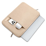 Tech-Protect Sleevy MacBook/Laptop 13-14" Sleeve with Pocket - Beige