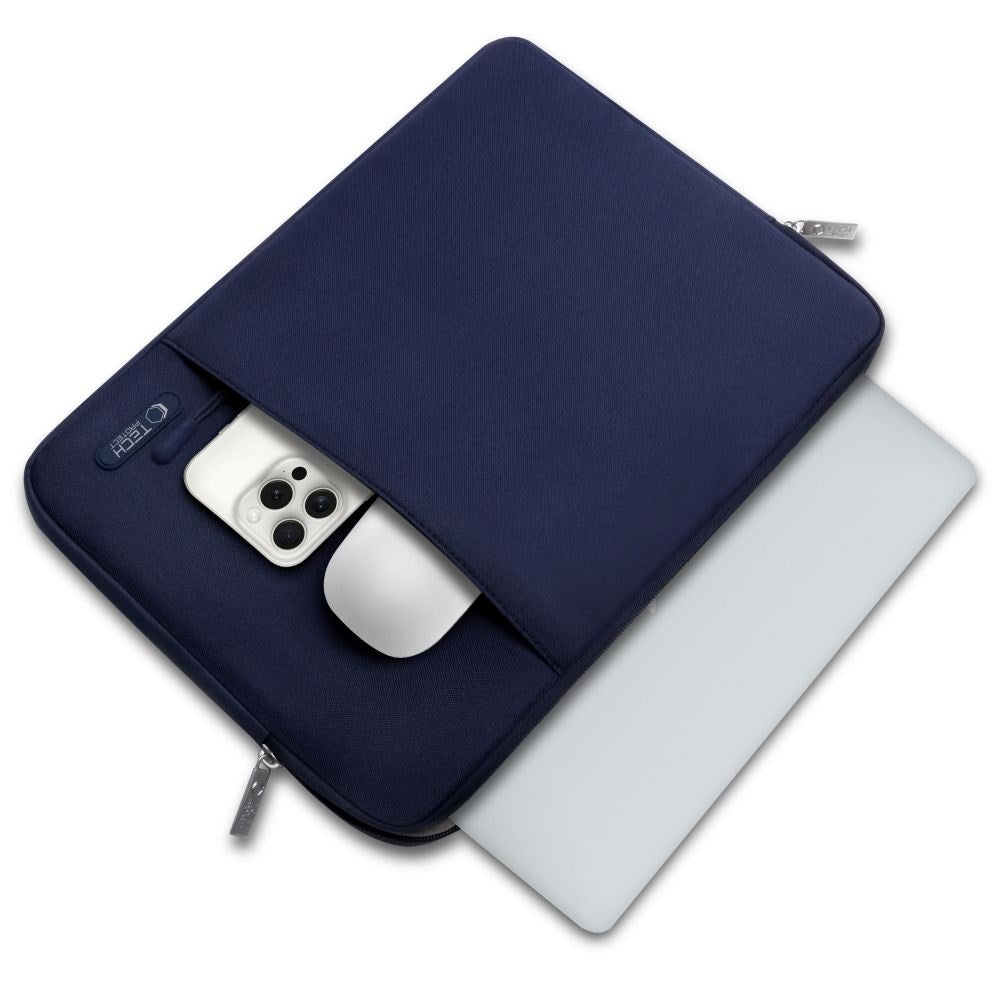 Tech-Protect Sleevy MacBook/Laptop 15-16" Sleeve with Pocket - Blue