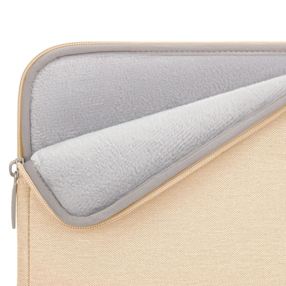 Tech-Protect Sleevy MacBook/Laptop 15-16" Sleeve with Pocket - Beige