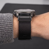 Universal Garmin 26mm QuickFit Tech-Protect Classic Nylon Strap - Black