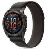 Universal Garmin 26mm QuickFit Tech-Protect Nylon Strap - Black / Orange