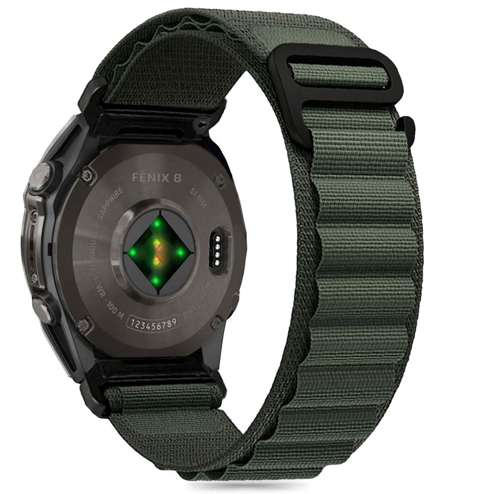 Universal Garmin 22mm QuickFit Tech-Protect Nylon Pro Strap - Green