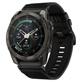 Universal Garmin 22mm QuickFit Tech-Protect Classic Nylon Strap - Black