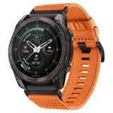 Universal Garmin 22mm QuickFit Tech-Protect Classic Nylon Strap - Orange