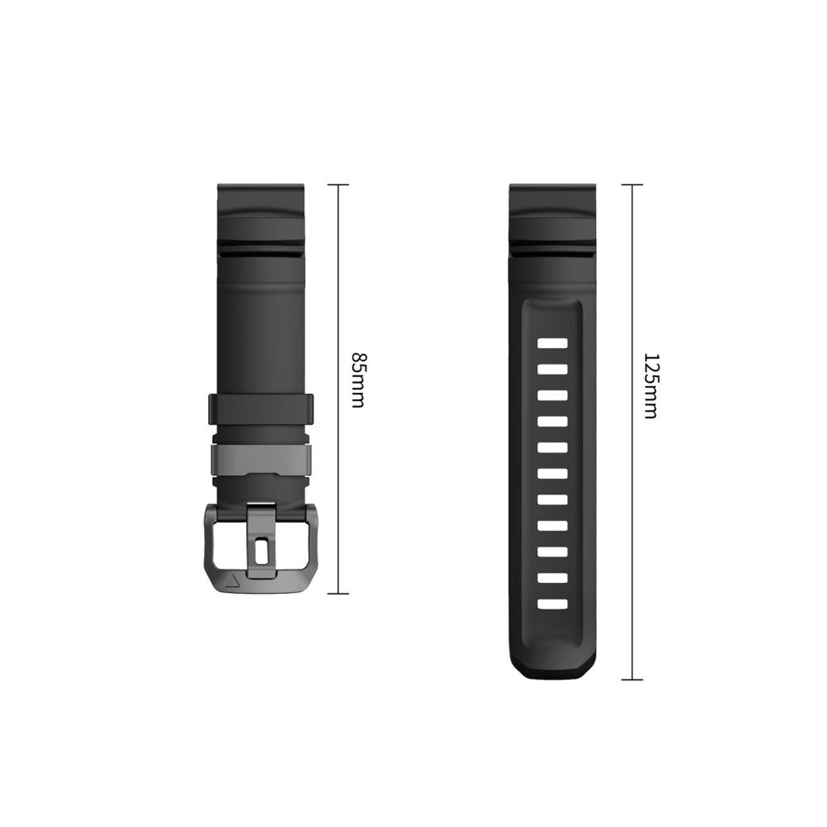 Universal Garmin 22mm QuickFit Tech-Protect Motion Watch Strap - Black