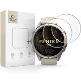 Garmin Fenix 9 Pro (43mm) Tech-Protect Glass Fit+ Screen Protector - 2 pcs - Transparent