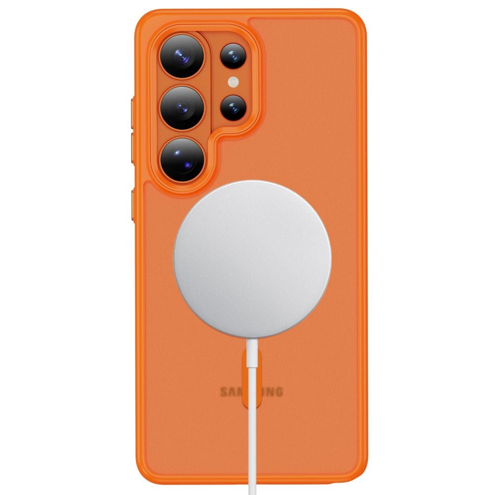 Samsung Galaxy S26 Ultra Tech-Protect MagMat Case - MagSafe Compatible - Matte Orange