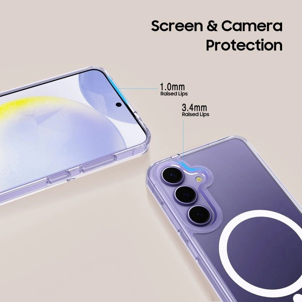 Samsung Galaxy A57 Tech-Protect Flexair Hybrid Case - MagSafe Compatible - Transparent