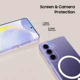 Samsung Galaxy A57 Tech-Protect Flexair Hybrid Case - MagSafe Compatible - Transparent
