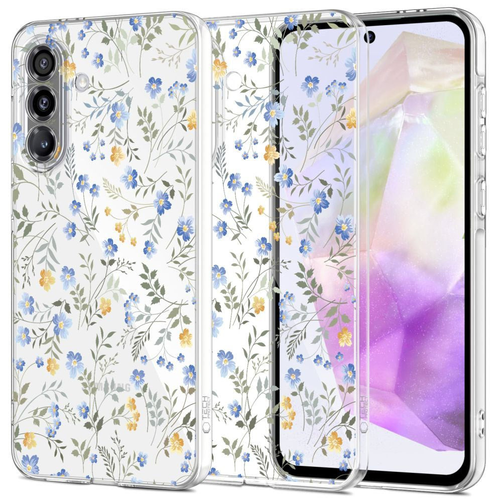 Samsung Galaxy A37 Tech-Protect FlexAir Flexible Plastic Case - Flower
