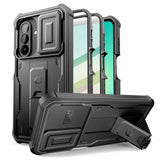 Samsung Galaxy A27 Tech-Protect Kevlar Cam+ Tough Case - Black