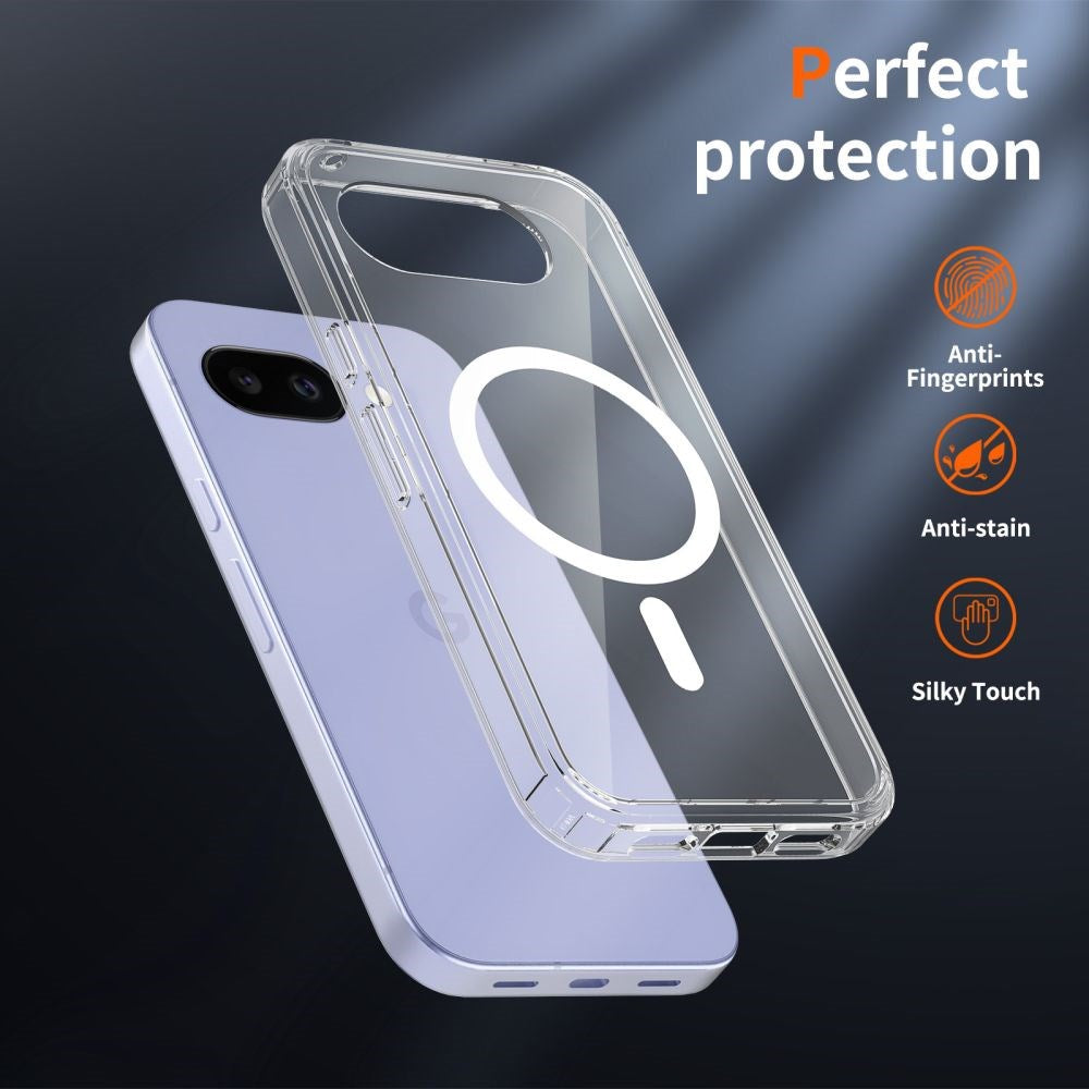 Google Pixel 10a Tech-Protect Flexair Hybrid Case - MagSafe Compatible - Transparent