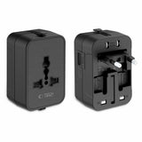 Tech-Protect TA300 Travel Adapter - EU / UK / US / AU - Black