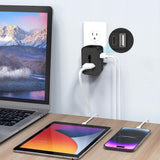 Tech-Protect TA300 Travel Adapter - EU / UK / US / AU - Black