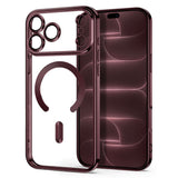 iPhone 18 Pro Max / 17 Pro Max Tech-Protect MagFlex Case - MagSafe Compatible - Burgundy / Transparent