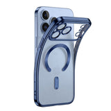 iPhone 18 Pro / 17 Pro Tech-Protect MagFlex Case - MagSafe Compatible - Blue / Transparent