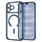 iPhone 18 Pro / 17 Pro Tech-Protect MagFlex Case - MagSafe Compatible - Blue / Transparent