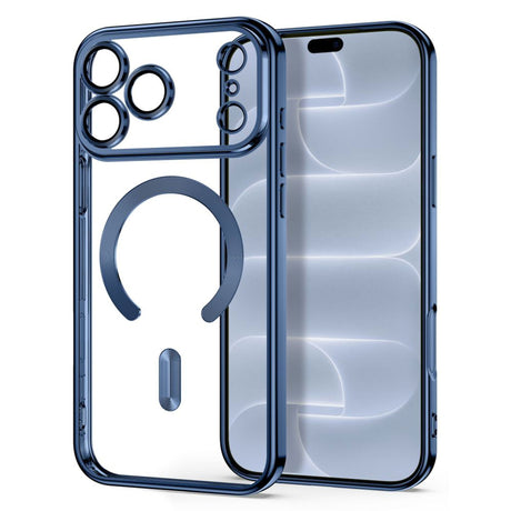 iPhone 18 Pro Max / 17 Pro Max Tech-Protect MagFlex Case - MagSafe Compatible - Blue / Transparent
