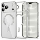 iPhone 18 Pro Max / 17 Pro Max Tech-Protect MagFlex Case - MagSafe Compatible - Silver / Transparent